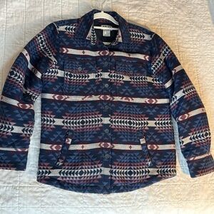 Ariat Quilted Aztec Button-Up Jacket size M